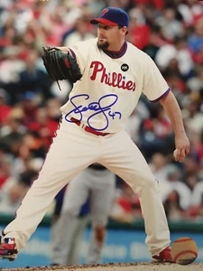 Foto 8x10 firmada por Scott Eyre de Philadelphia Phillies con licencia - Imagen 1 de 1