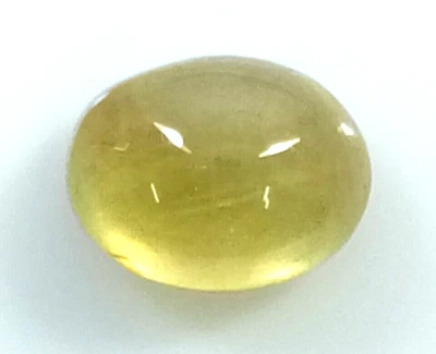 ZAFIRO AMARILLO NATURAL 3,49 Cts HERMOSO CABUJÓN OVALADO COLOR AMARILLO VERDOSO Foto 1 de 3