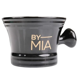 BY MIA Schwarz Keramik Rasiertasse Schüssel Profi & Heimgebrauch - Bild 1 von 7