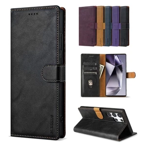 Funda tipo billetera para teléfono Samsung Galaxy S24 S23 S22 Ultra A54 A34 A14 A55 A35 A15 - Imagen 1 de 16