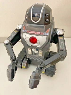 EZ-Tec Buster The Robot 20" Electronic Remote Control Toy Robot Please Read - Image 1 of 4
