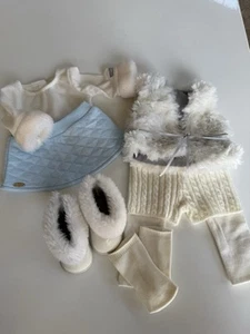 American Girl Doll 2014 Retired Winter White Outfit ~ COMPLETE + skirt - Picture 1 of 5