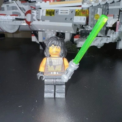 Lego Star Wars Quinlan Vos SW0333  #7964 Republic Frigate Minifigure Lightsaber - Image 1 of 2
