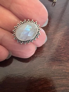 lori bonn sterling silver charm moonstone beautiful - Picture 1 of 5