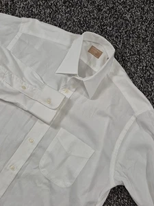 Vintage Gitman Gold Master Mens Long Sleeve Shirt White Size 15 34 Oxford USA - Picture 1 of 7