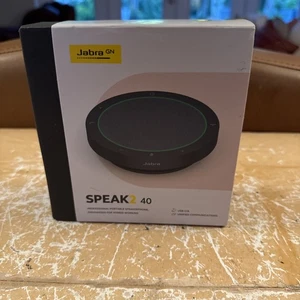 Jabra Speak2 40 Portable Speakerphone Noise-Cancelling Microphone 2740-209 - Picture 1 of 9