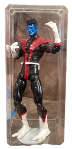 2007 Hasbro Marvel Legends Icon Series Nightcrawler 12" Action Figure Stand Case - Picture 1 of 6