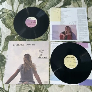 LOT 2 VINYL LP ALBUM Chelsea Cutler How To Be Human 180G Lyrics VG++ Pop - Picture 1 of 5
