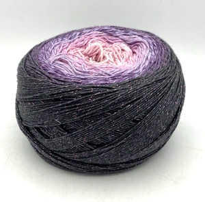 Yarn Art Yarn Flowers Moonlight Glitter Cotton Rainbow Crochet 9 oz. Fine 3276 - Picture 1 of 3