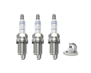 Bujías x 3 Bosch para Vauxhall Corsa MK II MK III Agilia MK I 1.0 12V Opel - Imagen 1 de 3