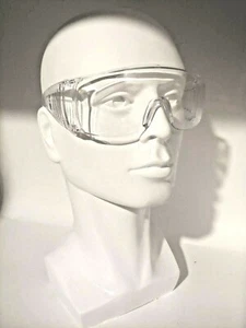 Wide Vision Safety Glasses (Will Cover Over Specs/Glasses) Shatter Proof (W1) - Picture 1 of 6