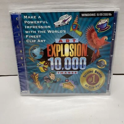Nova Development Art Explosion 10,000 Art Images Windows clip art 2001 - Image 1 of 2