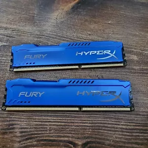 HyperX FURY Memory Blue Kit 2 Sticks HX313C9FK2/8 Kingston DPMK0821845 - Picture 1 of 9
