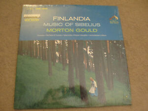 FINLANDIA - MUSIC OF SIBELIUS / MORTON GOULD '63 Vinyl LP RCA LSC-2666 EX Shaded