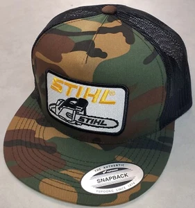 STIHL Patch auf Yupoong Truckermütze / YP Classic 6006 Snapback Camouflage/schwarz - Bild 1 von 8