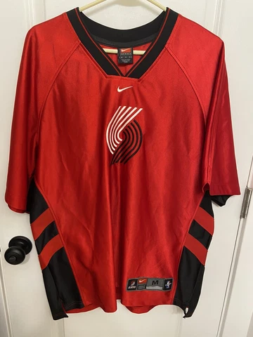 portland trailblazers warm up jersey 1990’s mens medium Cover