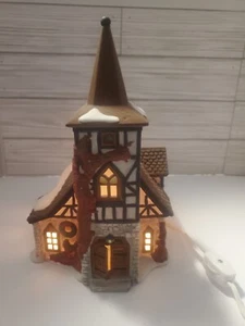 DEPT 56 Dickens Village Series 1992 Old Michaelchurch Lighted #5562-0 Retired - Bild 1 von 6