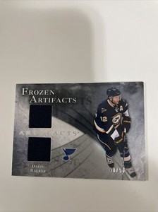 2010-11 UPPER DECK FROZEN ARTIFACTS DAVID BACKES 2x JERSEY CARD# FA-DB(48/50)