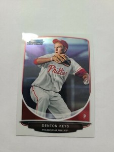 2013 Topps Chrome Baseball Card Denton Keys BDPP77