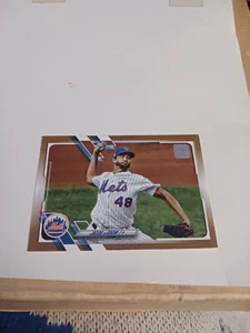 2021 Topps Series 1 Jacob deGrom #200 Gold Parallel 574/2021 New York Mets - Imagen 1 de 2