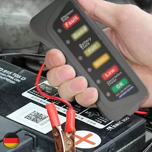 Batterietester 12V Batterieprüfer Batterie Akku KFZ PKW / Motorrad Batterie - Bild 1 von 5