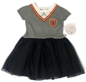 Harry Potter Gryffindo Kleinkind Mädchen Cosplay Pullover Kleid, grau Größe 2T - Bild 1 von 12