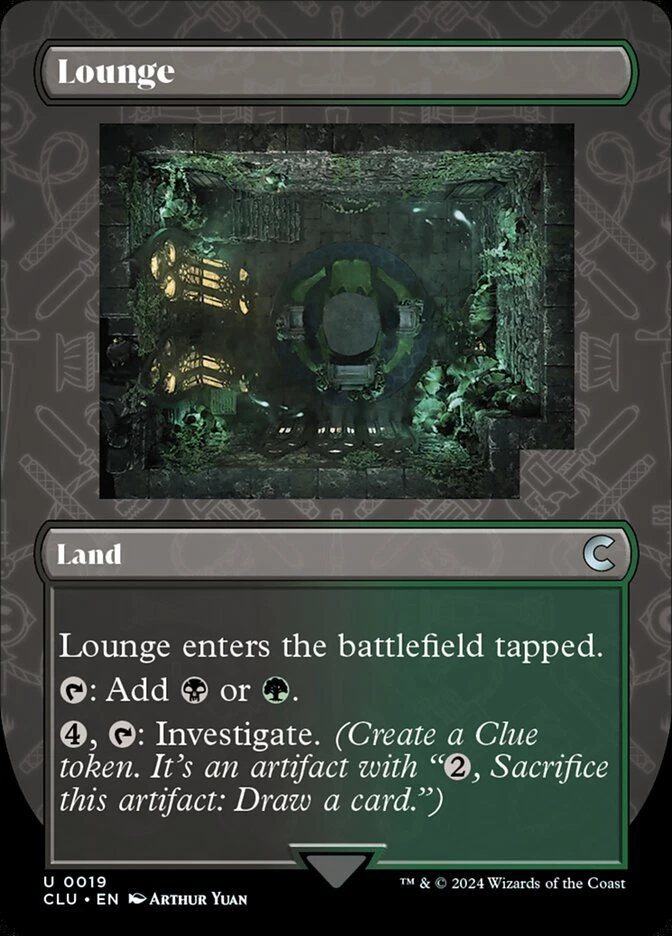 Magic the Gathering (mtg): CLU: Lounge - Full Art - Image 1 of 1
