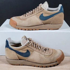 VTG Nike Lava Dome Shoes Mens Size 6? Beige Blue Hiking Trail 1982 Made In USA - Picture 1 of 11