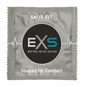 EXS Snug Fit Small Size Condoms Close Fitting Latex, Delay Ejaculation UK Made - Picture 1 of 6