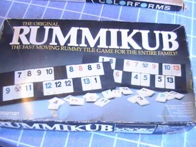 GAME RUMMIKUB ORIGINAL 1980 APPEARS COMPLETE PRESSMAN GAME FOR THE ENTIRE FAMILY - Image 1 of 4
