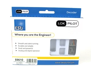 ESU 59610 LokPilot 5 DCC/MM/SX/M4 Mobile Decoder with 8 Pin Harness HO Scale - Picture 1 of 3