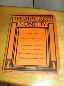 1935 / JUNE, THEATRE ARTS MONTHLY Magazine - Picture 1 of 9