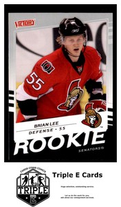 2008 Upper Deck Victory #243 Brian Lee RC Ottawa Senators ~A5J