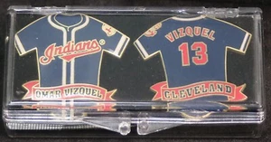 Cleveland Indians Lapel Vest Pin #13 Omar Vizquel Shortstop Jersey pin # 324 - Picture 1 of 5