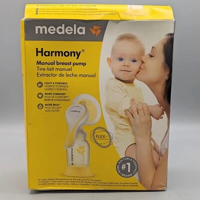 Nuevo extractor de leche manual Medela Harmony con protector mamario flexible PersonalFit Foto 1 de 4
