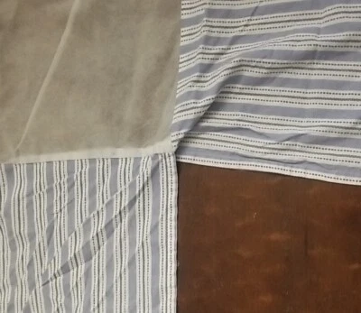 Falda de cama floral a rayas azul y blanco tamaño completo Laura Ashley Foto 1 de 4