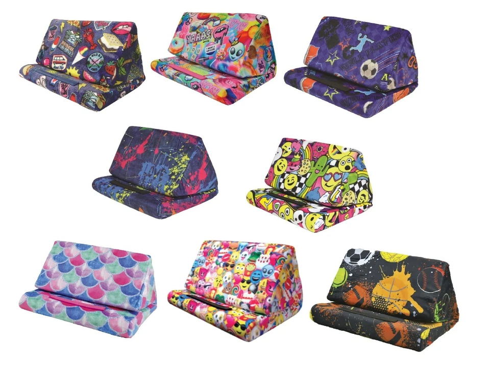 Soporte plegable de felpa para tableta y computadora portátil iScream con teclado estante almohada Foto 1 de 1