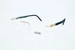 SILHOUETTE Identity 5535 7520 Unisex Rimless Glasses Brand New Silhouette Case - Picture 1 of 23