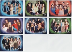 Buffy the Vampire Slayer Sky TV 7 Card Promo Set BTVS1-BTVS7 Inkworks 2004 - Picture 1 of 2