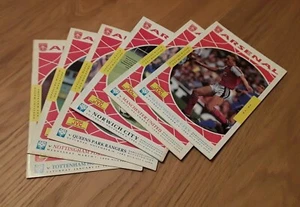 Arsenal 1989/90 Selection of Home League Programmes from menu Away Teams M-W - Picture 1 of 7