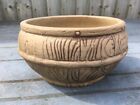 Vintage HILLSTONIA Stoneware Pottery Bowl / Planter / Vase - Round