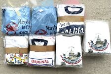LOT OF (58)! NOS VTG Graphic Tee Shirt 1970s PABST SCHLITZ Beer MD Crab WV DC