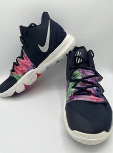 Nike Kyrie 5 Galaxy Blue Mens Basketball Shoes AO2918-900 Size 10.5 Multi Color - Picture 1 of 11