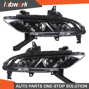 Labwork Front Bumper Clear Fog Lights For Nissan Maxima 2016-2019 Clear RH+LH - Picture 1 of 14