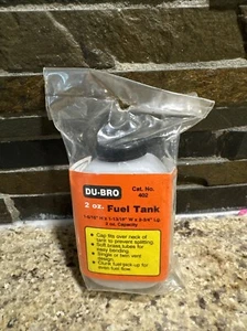 Dubro 2-Ounce 2 oz RC Remote Control Airplane Nitro / Gas Fuel Tank DUB402 - Picture 1 of 2