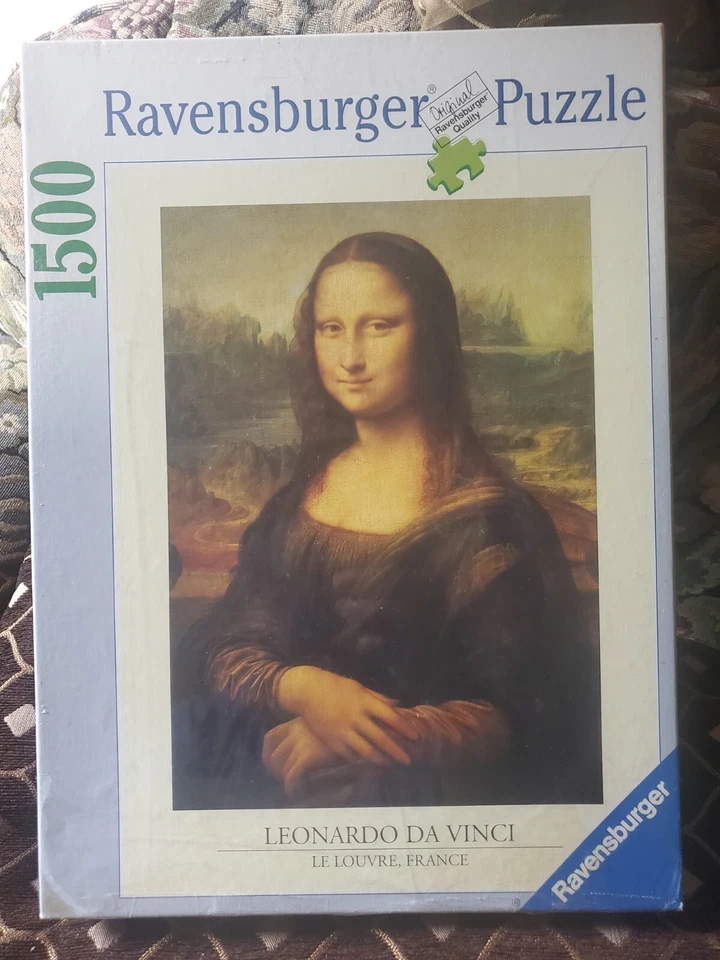 Ravensburger Leonardo Da Vinci Mona Lisa 1000 PC Jigsaw Puzzle # 152964