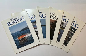 Lot of 6 Classic Boating Magazines Issues #63 - #68 Complete Year 1995 - Picture 1 of 4