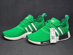 adidas Originals NMD R1 Mens Multi Size Green Black Shoes Eagles IF6802 NBY - Picture 1 of 11