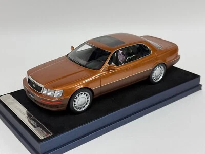 1/18 Modèles Ivy Lexus LS 400 Modèle #01 De 50 Pièces Base En Cuir Personnalisée - Photo 1/4
