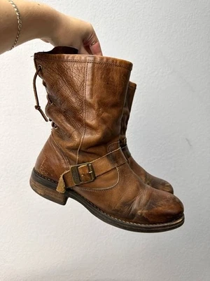 Buffalo размер 41 кожаные ботинки туфли Avantgarde мотоциклиста ковбой Western США - Изображение 1 из 4